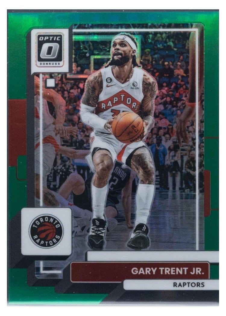 2022-23 Donruss Optic Base Set Gary Trent Jr. Green #4 card