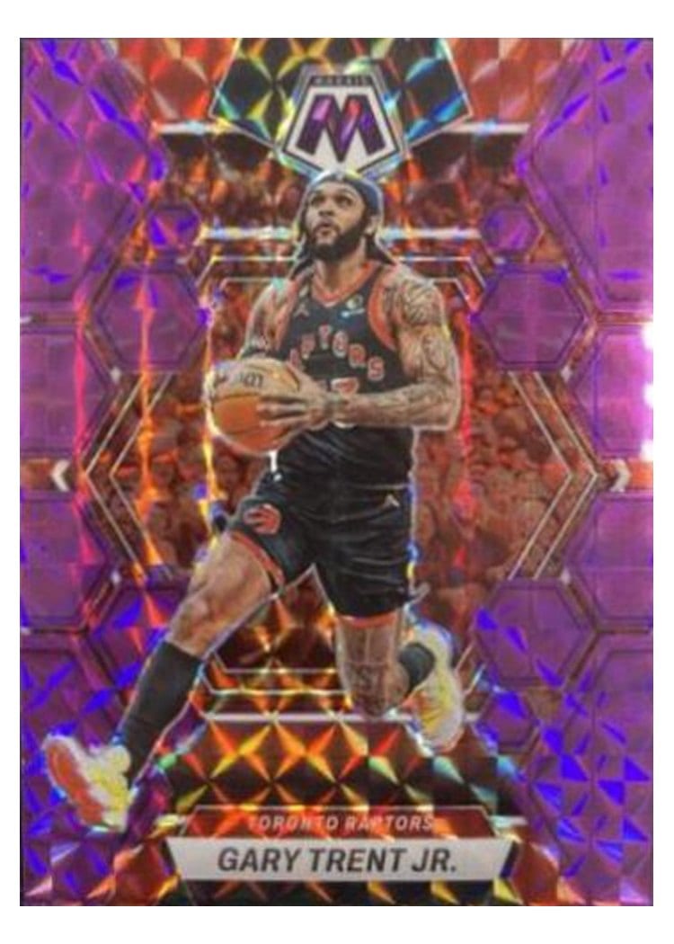 2022-23 Panini Mosaic Base Set Gary Trent Jr Purple #17 card