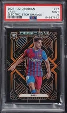2021 Panini Obsidian Gavi Electric Etch Orange #97 card