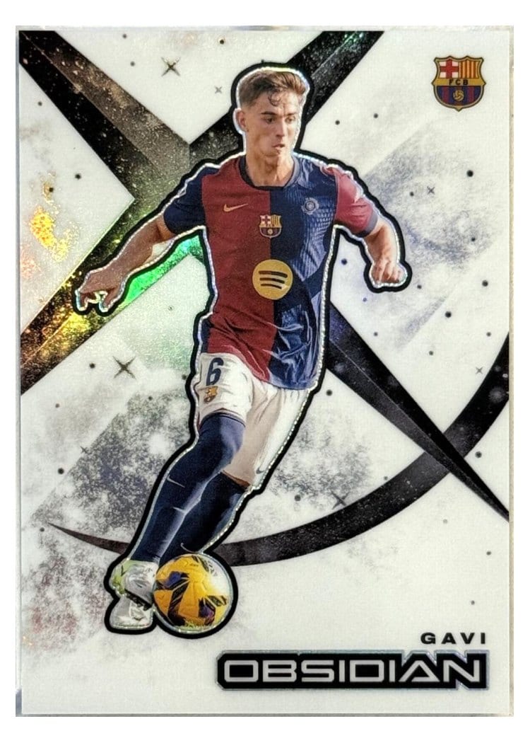 2024 Panini Obsidian White Night Gavi #3 card