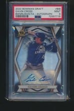 2022 Bowman Draft Invicta Autographs Gavin Cross #BI-8 card