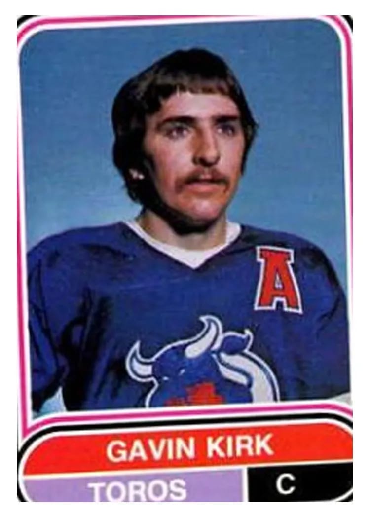 1975 O-Pee-Chee WHA Gavin Kirk #103 card