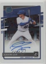 2020 Donruss Optic Rated Rookies Signatures Gavin Lux #RRS-GL card