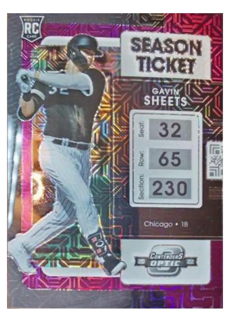 2022 Panini Chronicles Contenders Optic Gavin Sheets #6 card