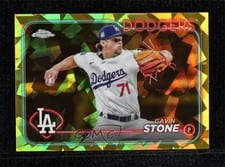 2024 Topps Chrome Update Sapphire Edition Base Set Gavin Stone #USCS340 card