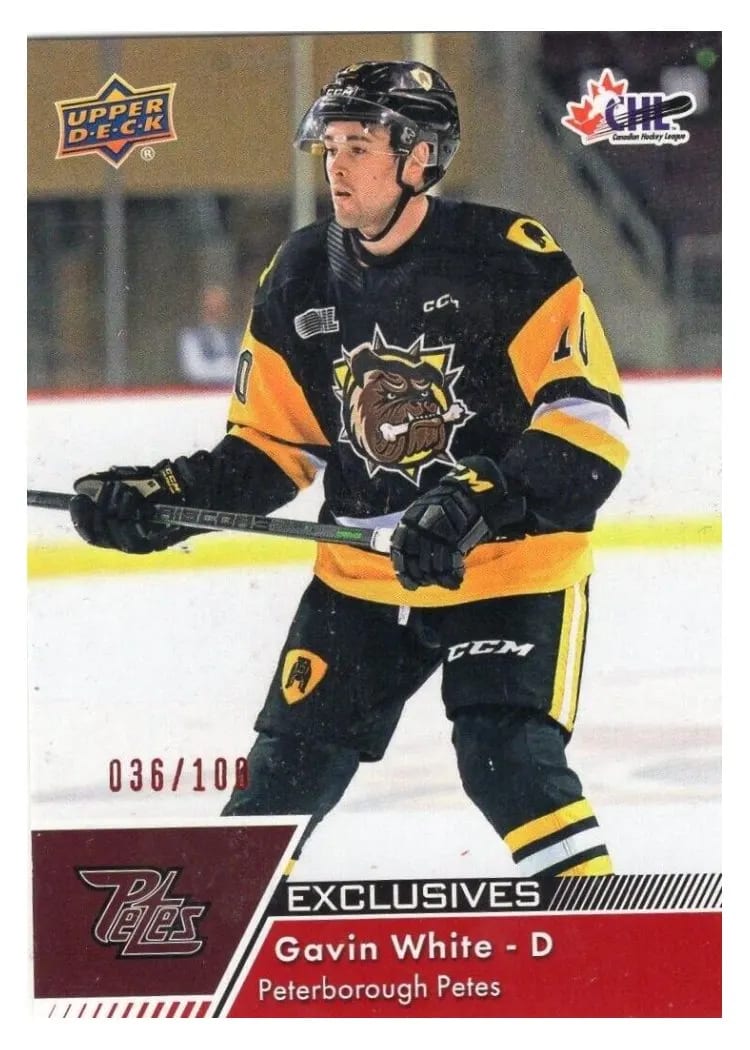 2022 Upper Deck CHL Gavin White #11 card