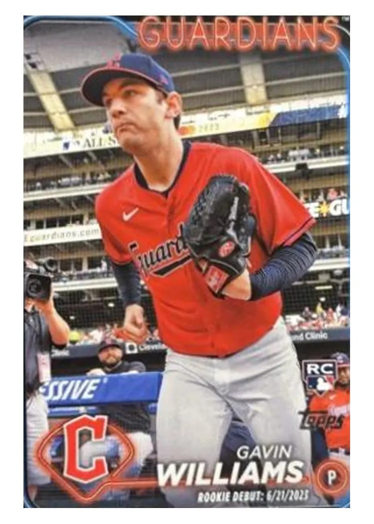 2024 Topps Update Base Set Gavin Williams #US294 card