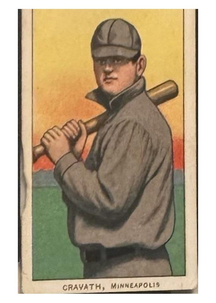 1909 T206 El Principe De Gales Gavvy Cravath card
