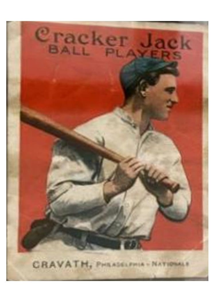 1914 Cracker Jack Gavvy Cravath #82 card