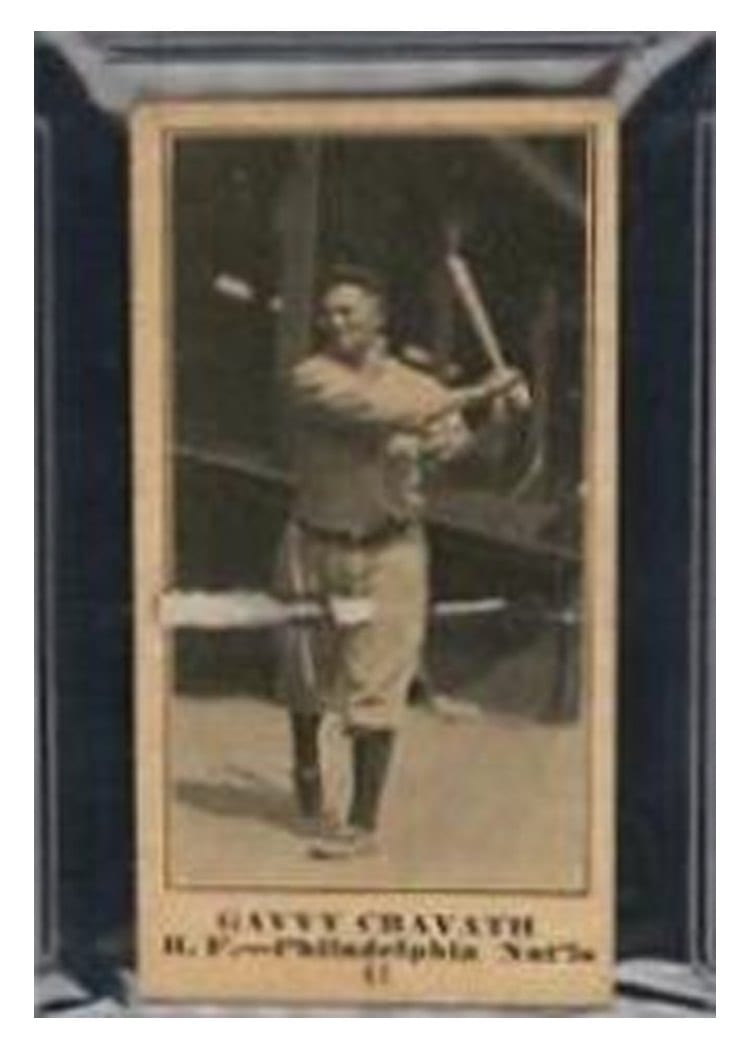 1916 Famous & Barr Co Gavvy Cravath #41 card