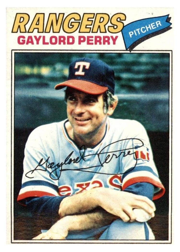 1977 Topps Gaylord Perry #152 card