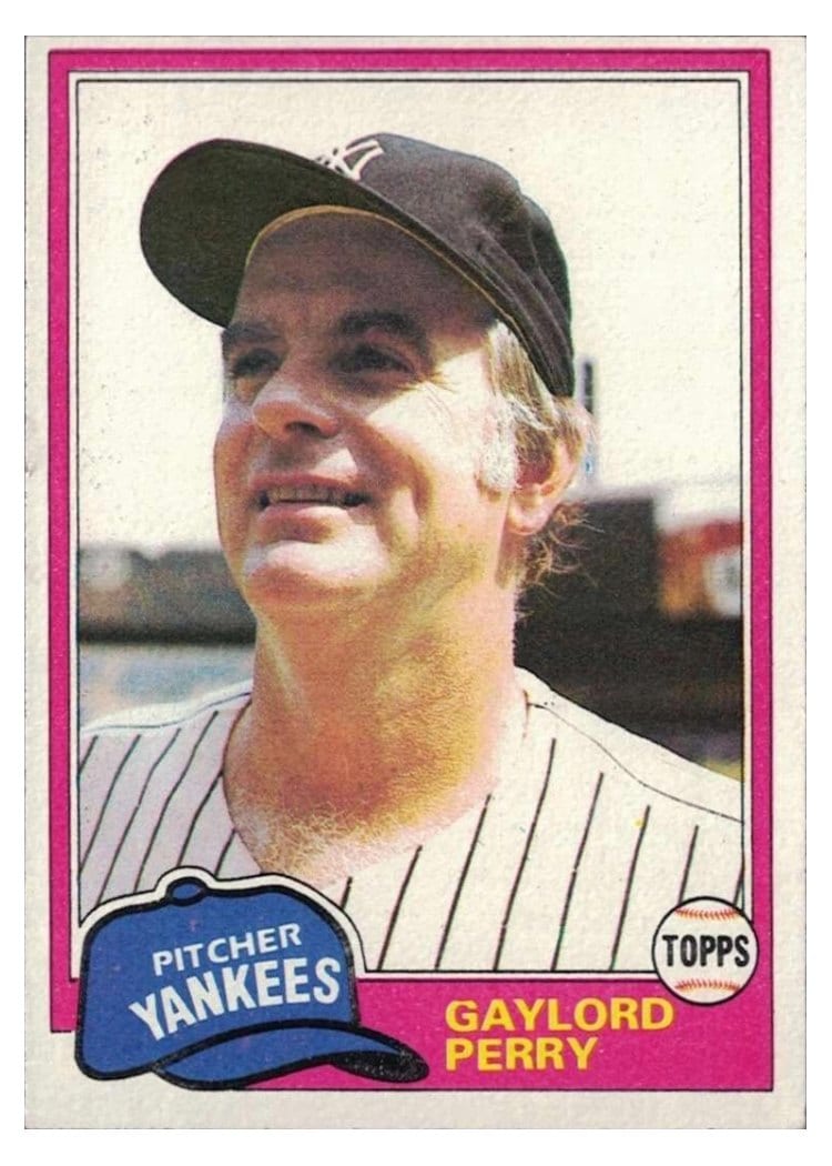 1981 Topps Gaylord Perry #582 card