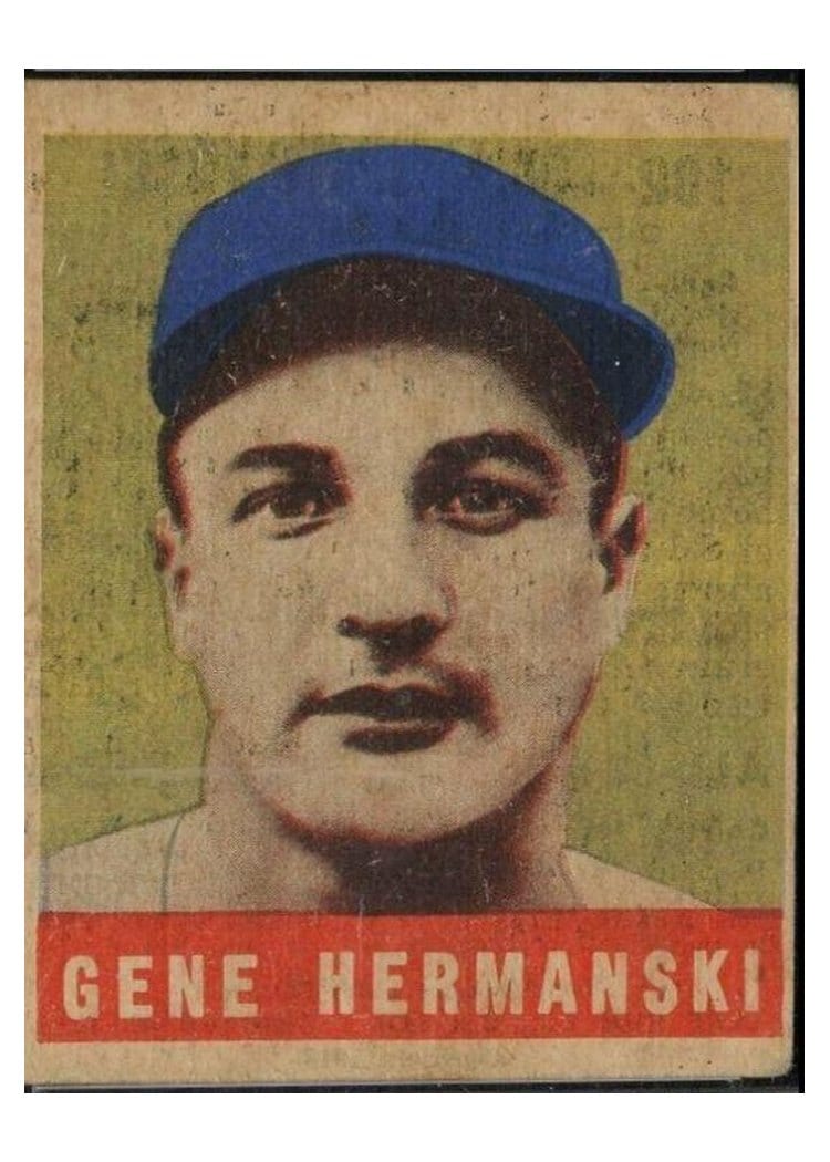 1948 Leaf Gene Hermanski #102 card