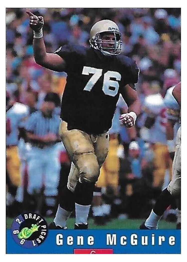 1992 Classic Draft Picks Gene McGuire #65 card