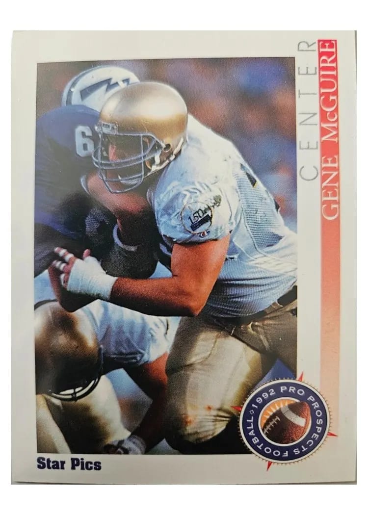 1992 Star Pics Gene McGuire #56 card
