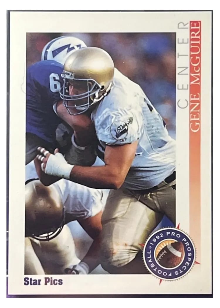 1992 Star Pics Gene McGuire #56 card