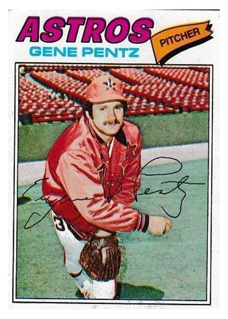 1977 Topps Gene Pentz #308 card