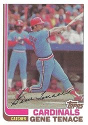 1982 Topps Base Set Gene Tenace #631 card