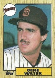 1987 Topps Base Set Gene Walter #248 card