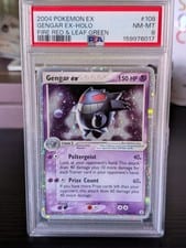 2004 FireRed & LeafGreen Gengar ex #108 card