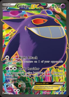 2014 Phantom Forces Gengar-EX #114 card