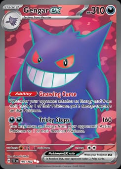2024 Temporal Forces Gengar ex #193 card