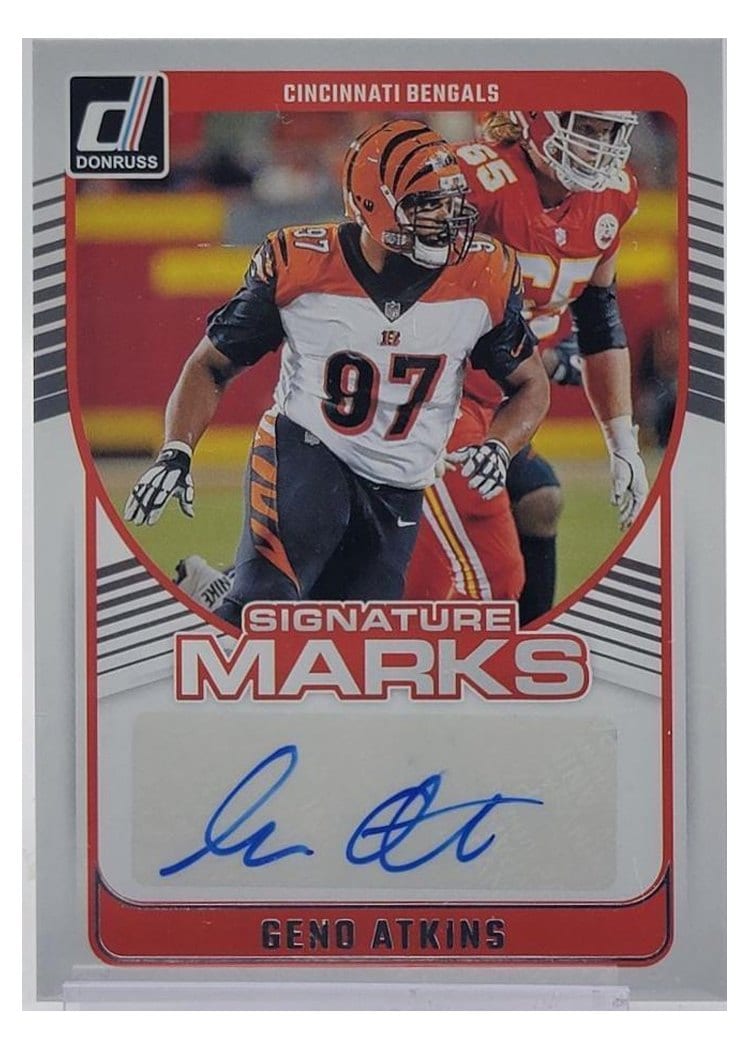 2024 Donruss Signature Marks Geno Atkins #SMA-GAT card