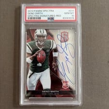 2013 Panini Spectra Geno Smith Spectra Red #211 card