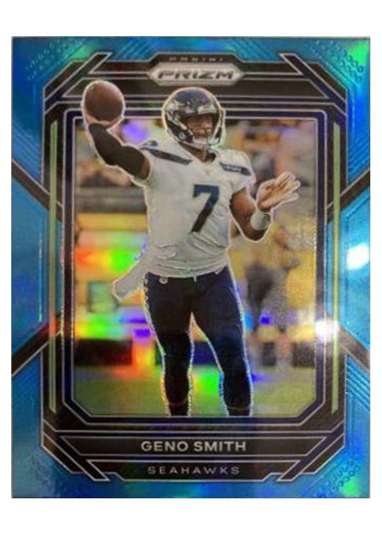 2022 Panini Prizm Base Set Geno Smith Blue #254 card