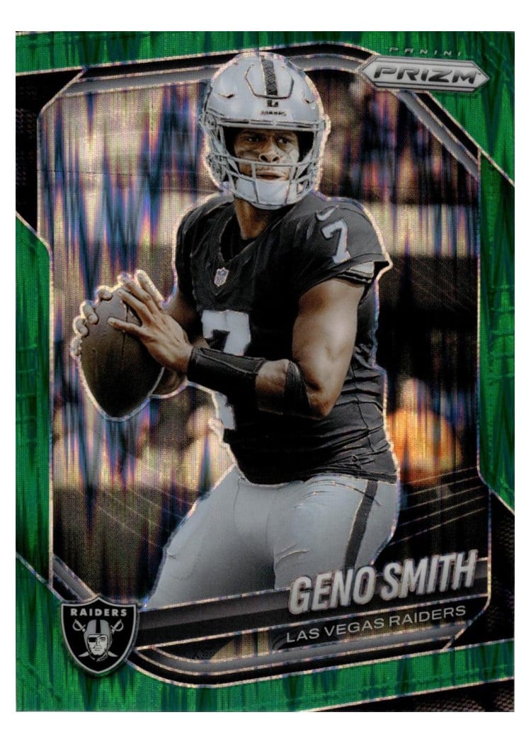 2025 Panini Prizm Base Set Geno Smith Green Flash #103 card