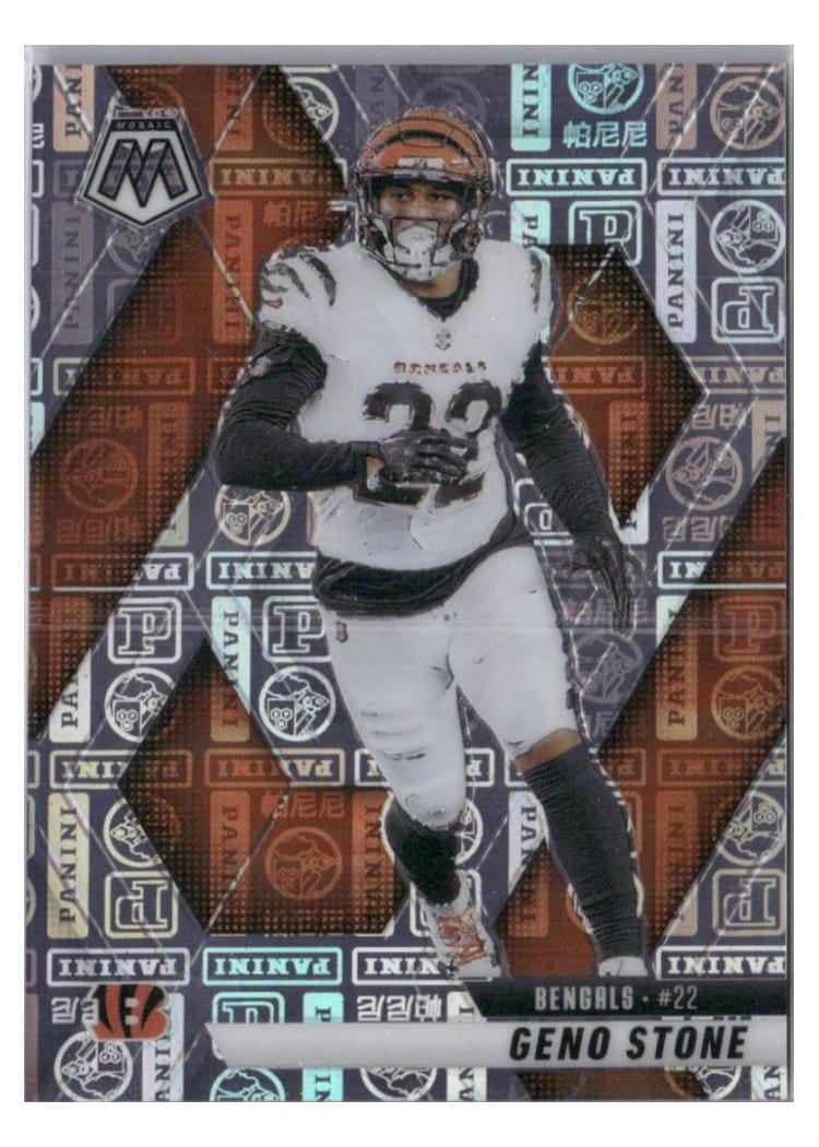 2025 Panini Mosaic Base Set Geno Stone #186 card
