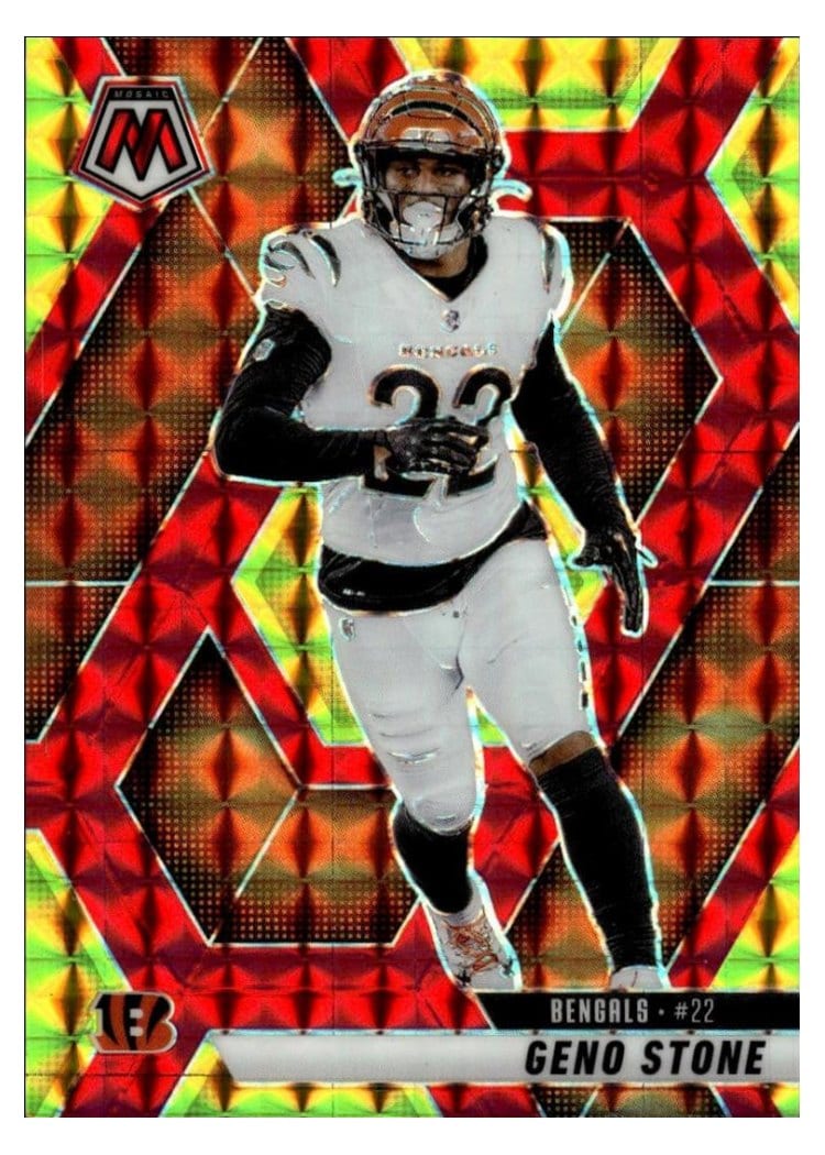 2025 Panini Mosaic Base Set Geno Stone #186 card