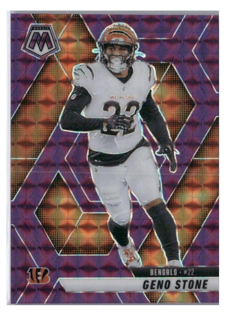 2025 Panini Mosaic Base Set Geno Stone #186 card