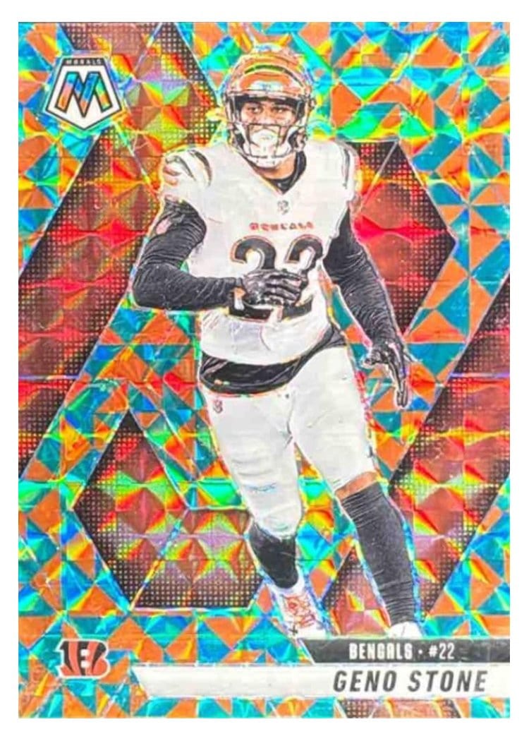 2025 Panini Mosaic Base Set Geno Stone Tessellation #186 card