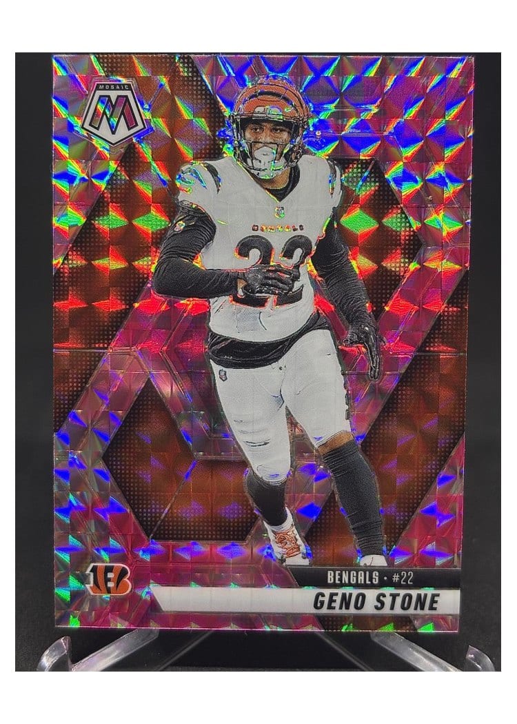 2025 Panini Mosaic Base Set Geno Stone #186 card