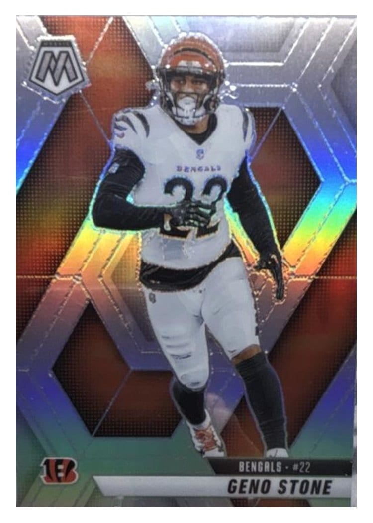 2025 Panini Mosaic Base Set Geno Stone Silver #186 card