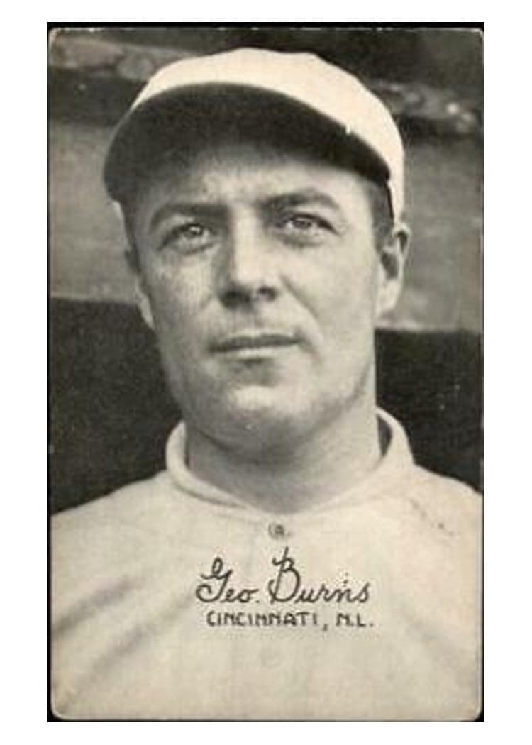 1922 Exhibits Geo. Burns card