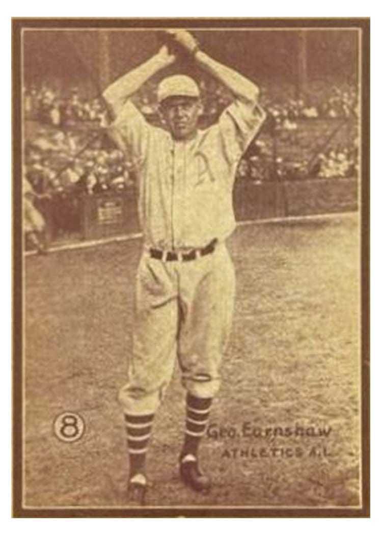 1931 W517 Geo. Earnshaw #8 card