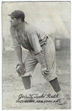 1921 Exhibits Geo. H. 'Babe' Ruth card