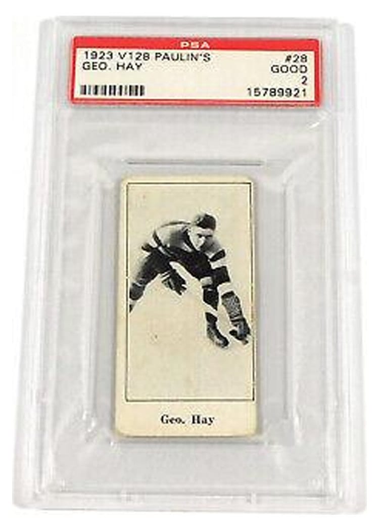 1923 V128 Paulin's Geo. Hay #28 card