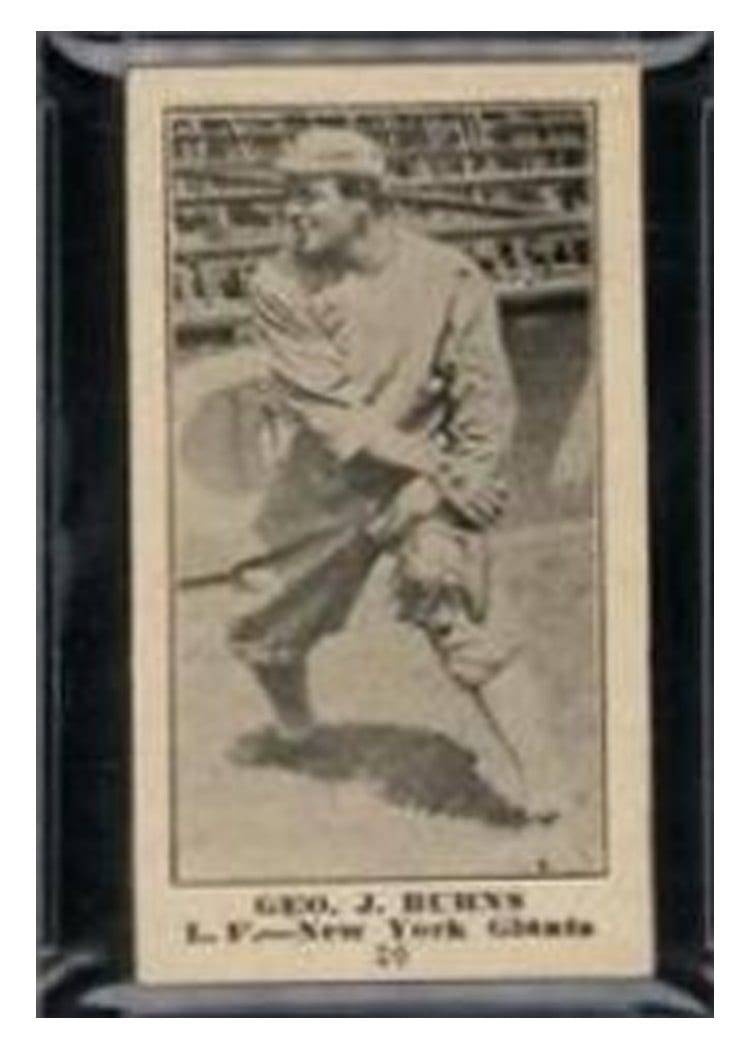 1916 Famous & Barr Co Geo. J. Burns #20 card