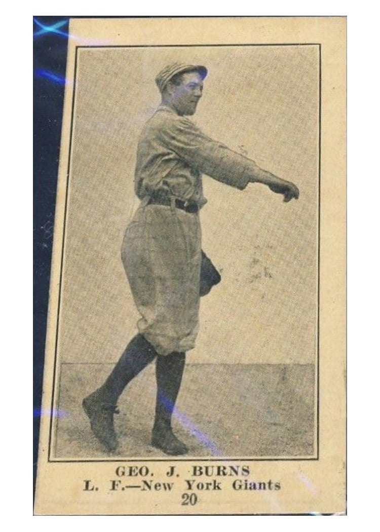 1917 Boston Store Geo. J. Burns #20 card