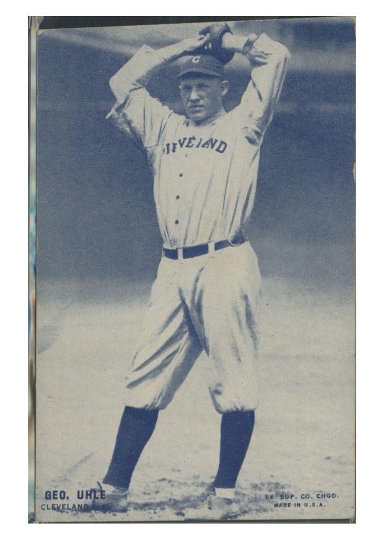 1928 Exhibits Geo. Uhle card