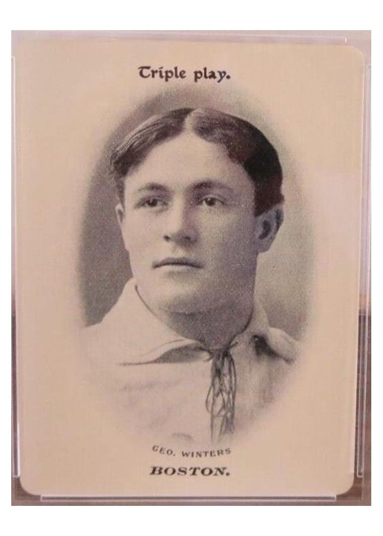 1906 Fan Craze AL Geo. Winters card