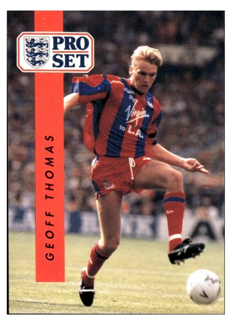 1990 Pro Set Geoff Thomas #60 card