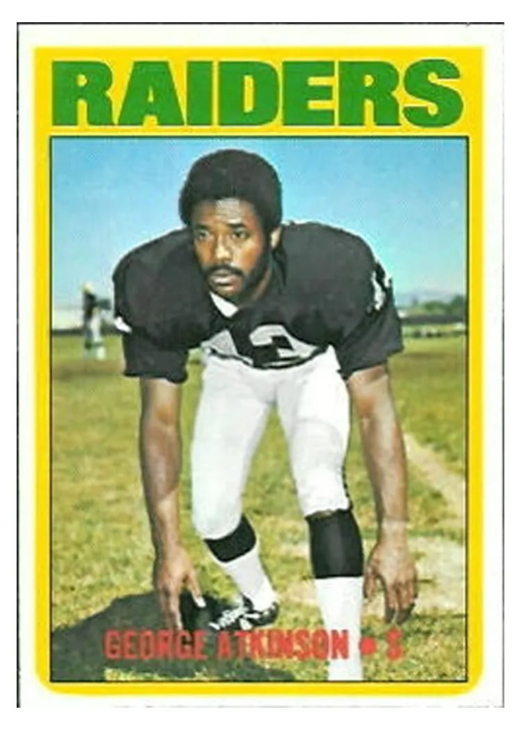1972 Topps George Atkinson #323 card