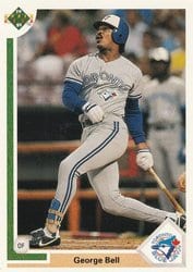 1991 Upper Deck Base Set George Bell #532 card
