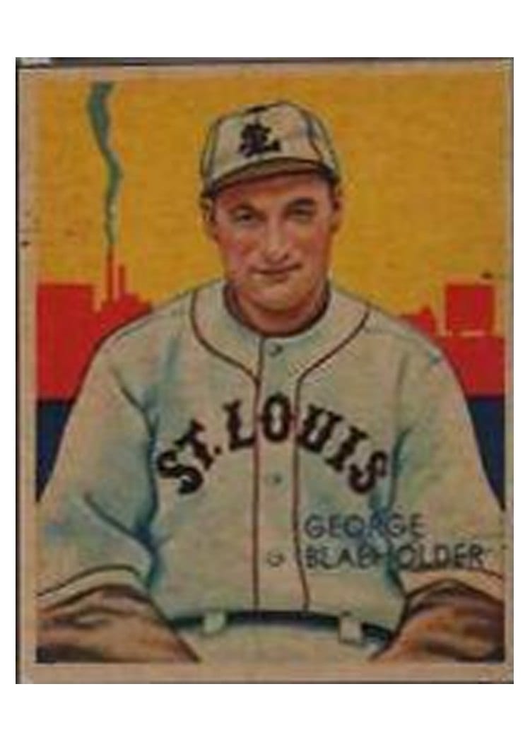 1935 Diamond Stars George Blaeholder #13 card