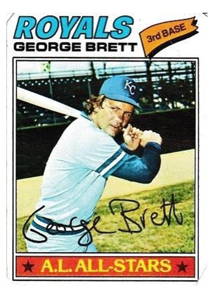 1977 Topps George Brett #580 card