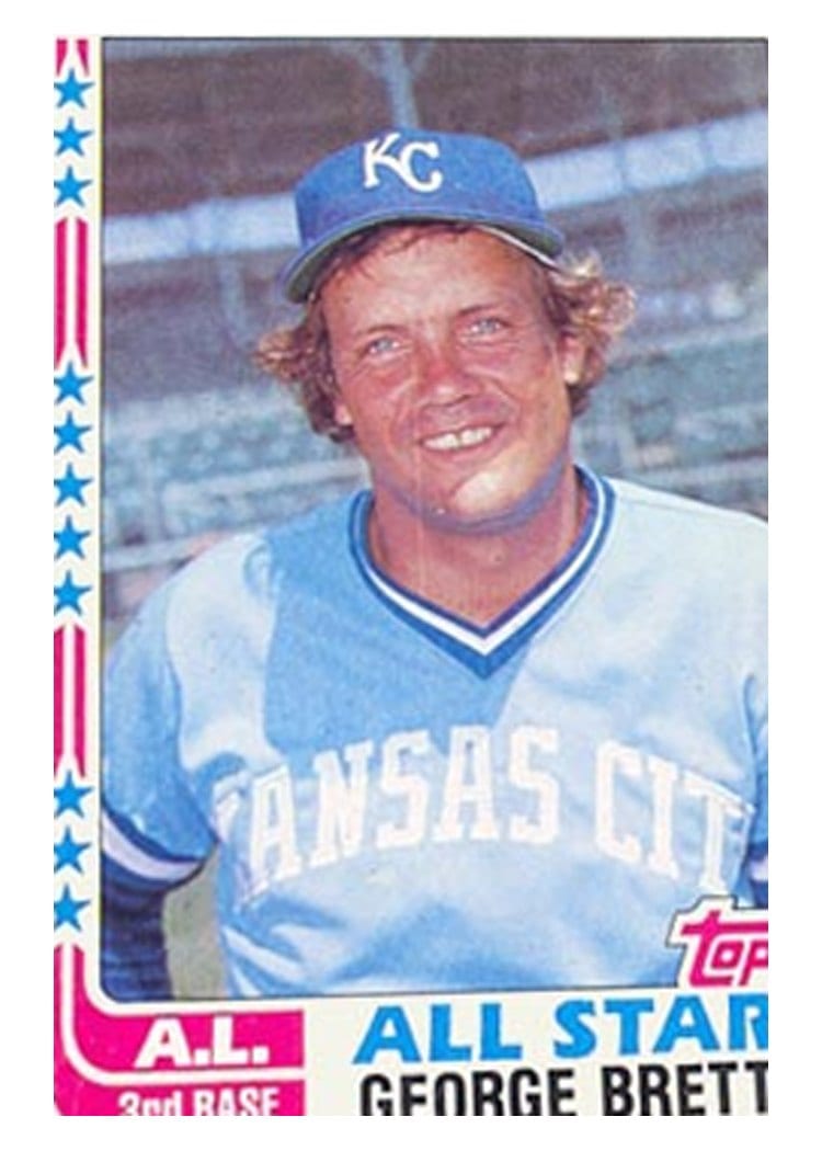 1982 Topps Base Set George Brett #549 card